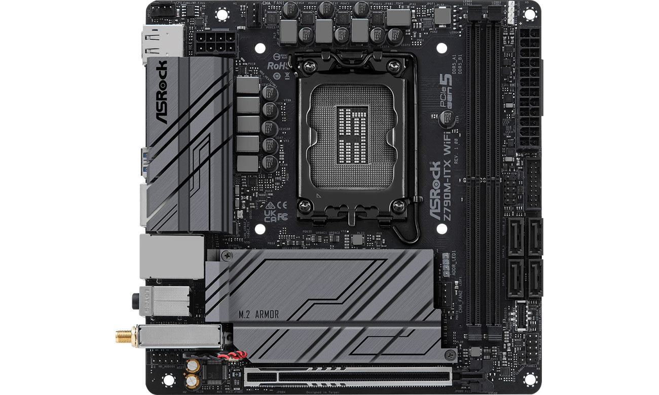 ASRock Z790M-ITX WiFi Chłodzenie