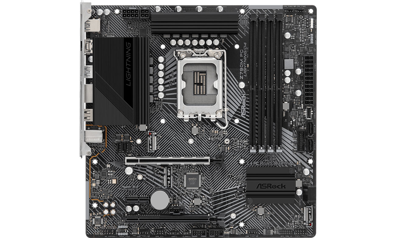 ASRock Z790M PG Lightning DDR4 Chłodzenie
