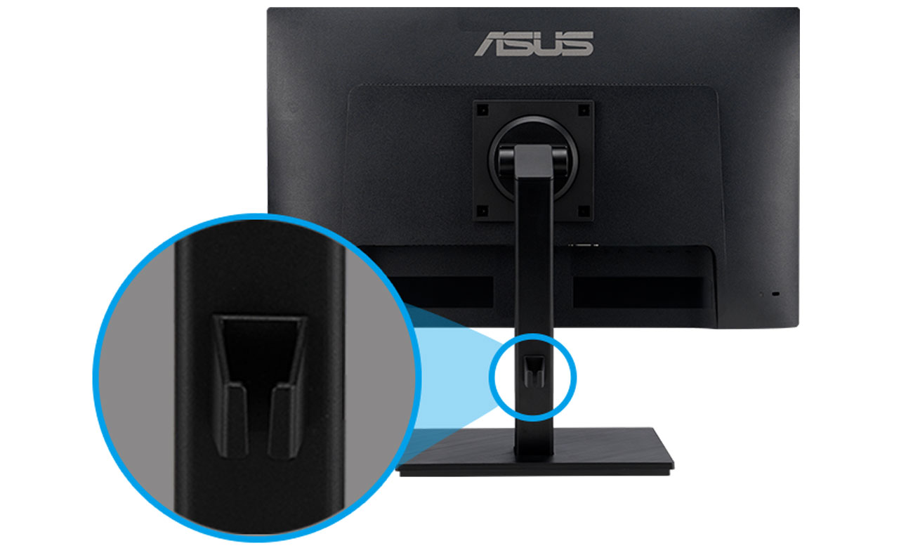 ASUS VA24EQSB Kabelmanagement