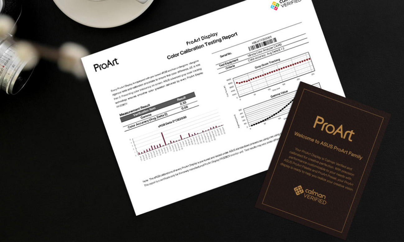 Echte Farbe, direkt ab Werk