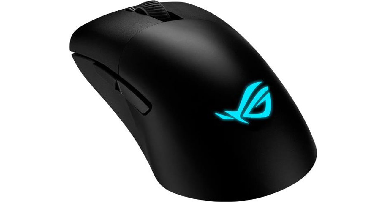 ASUS ROG Keris Wireless AimPoint widok z góry pod kątem