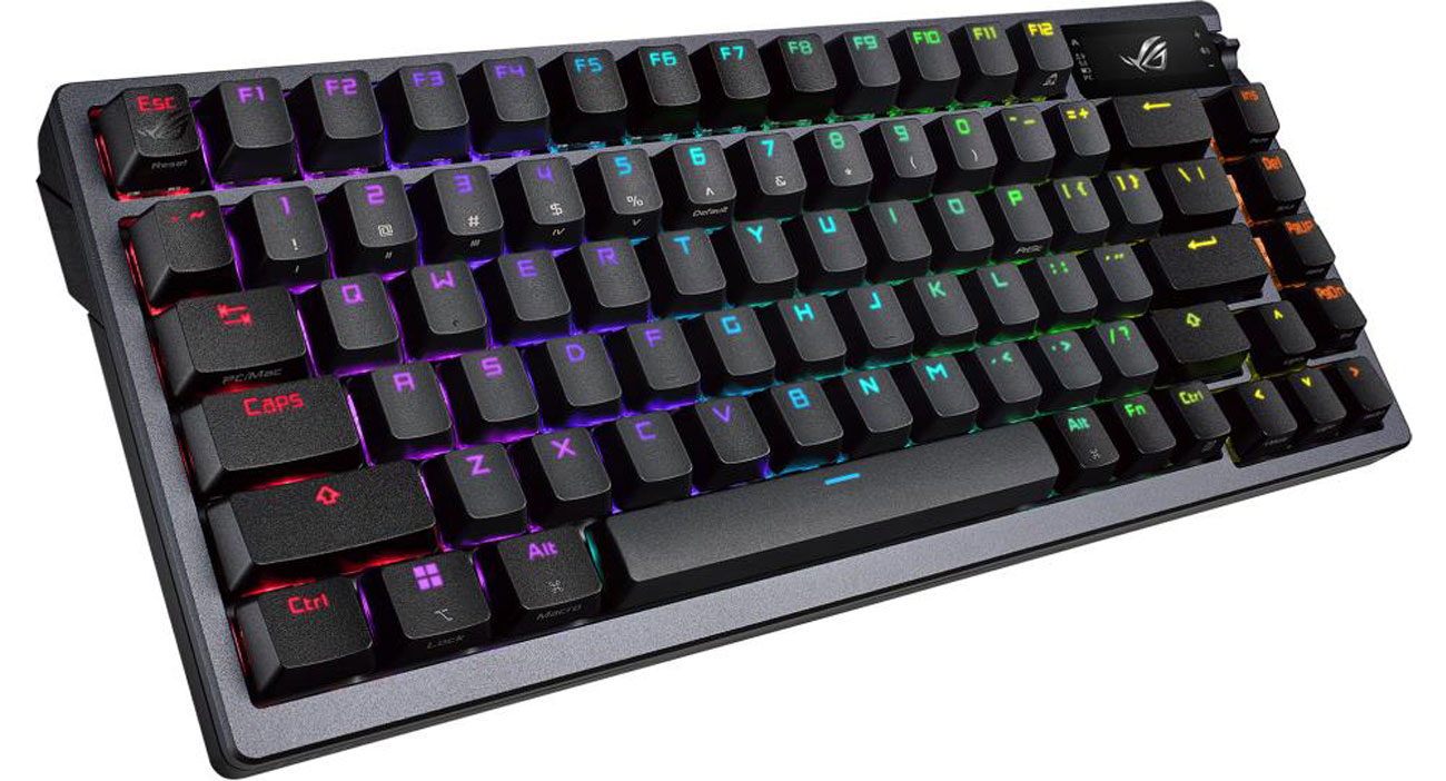 ASUS ROG AZOTH Ansicht von oben im Winkel