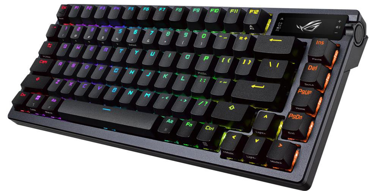 ASUS ROG AZOTH Ansicht von oben im Winkel