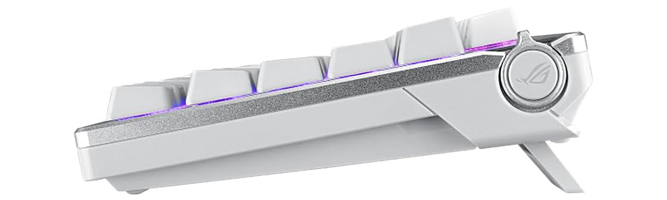 ASUS ROG AZOTH weiß Seitenansicht