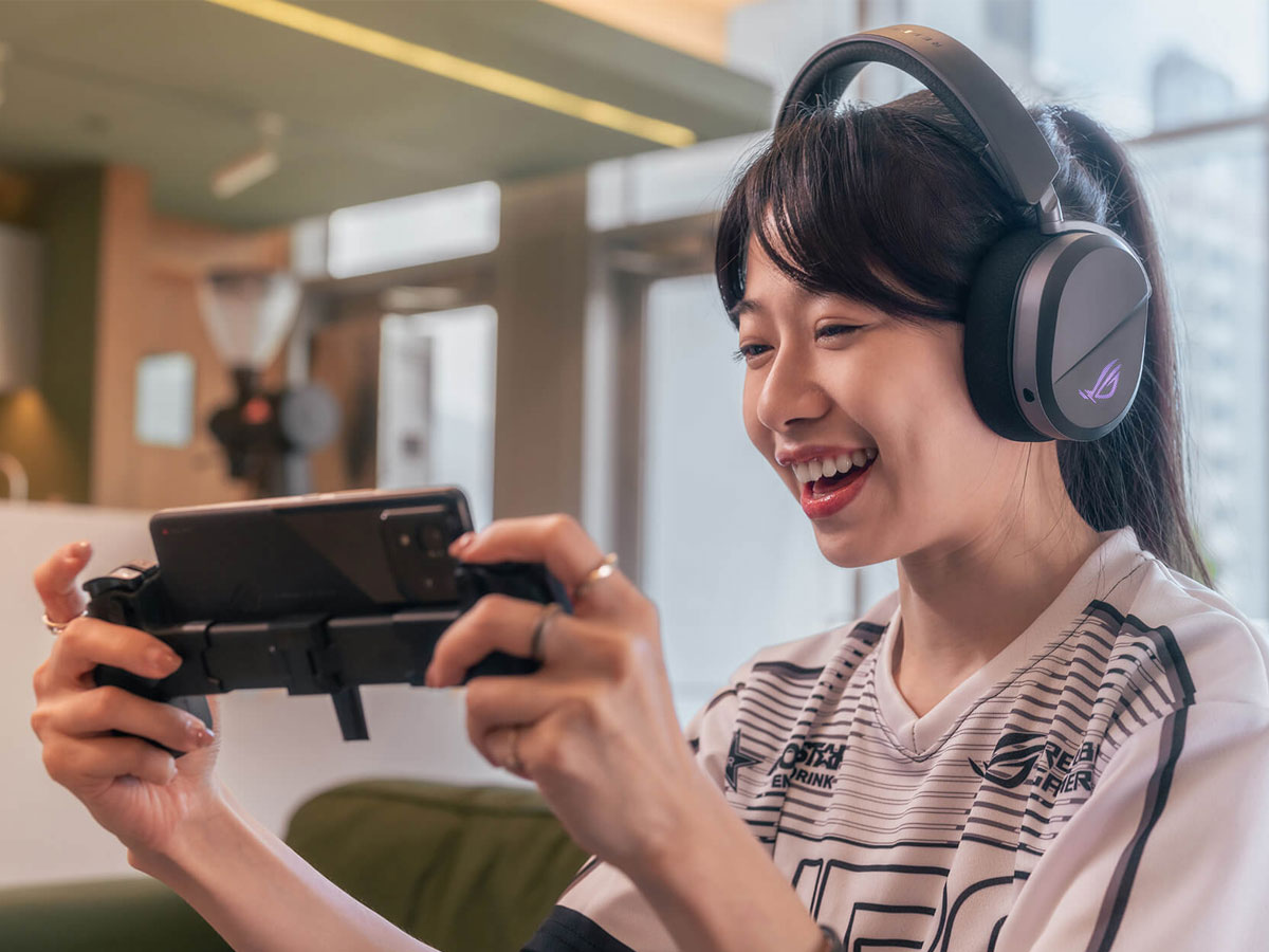 Zubehör für Gaming-Headsets ASUS ROG Pelta - Lifestyle-Grafik