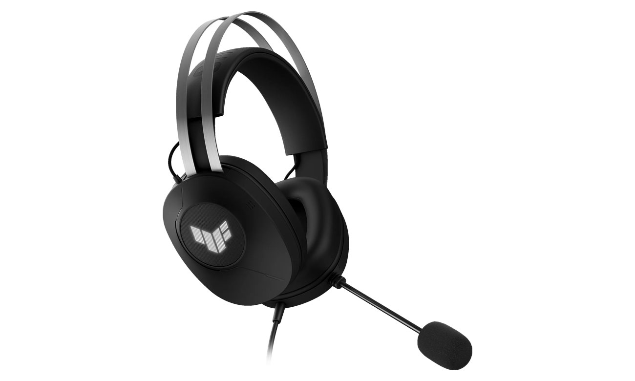 Zusatz ASUS TUF Gaming H1 Gen II - Ansicht von vorne im Winkel