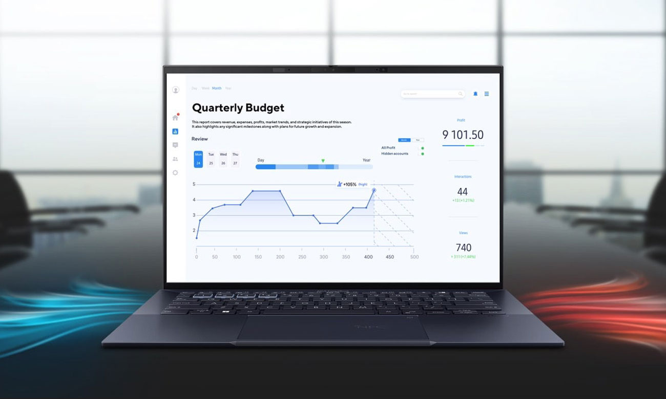 ASUS ExpertBook B9 ekran