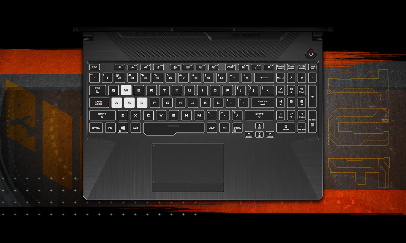 ASUS TUF Gaming A15 Tastatur