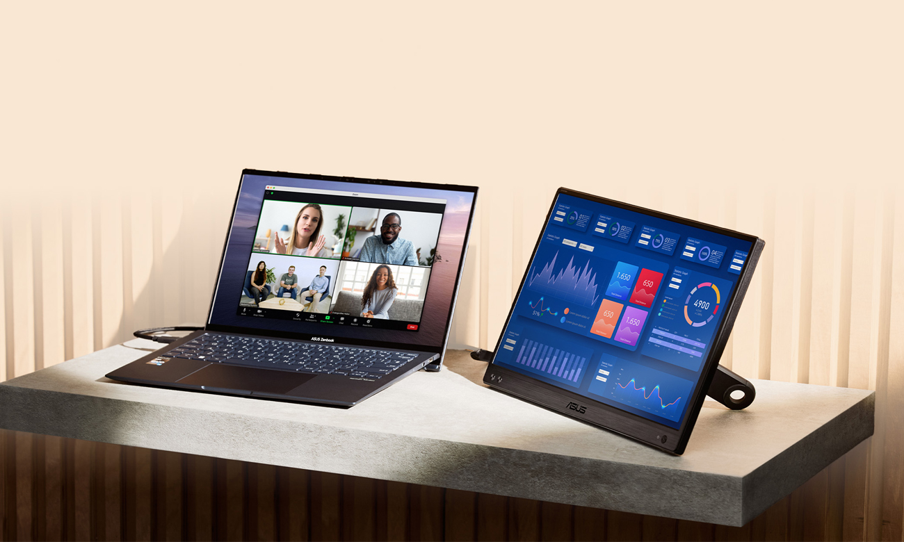 ASUS ZenScreen MB166CR USB-C