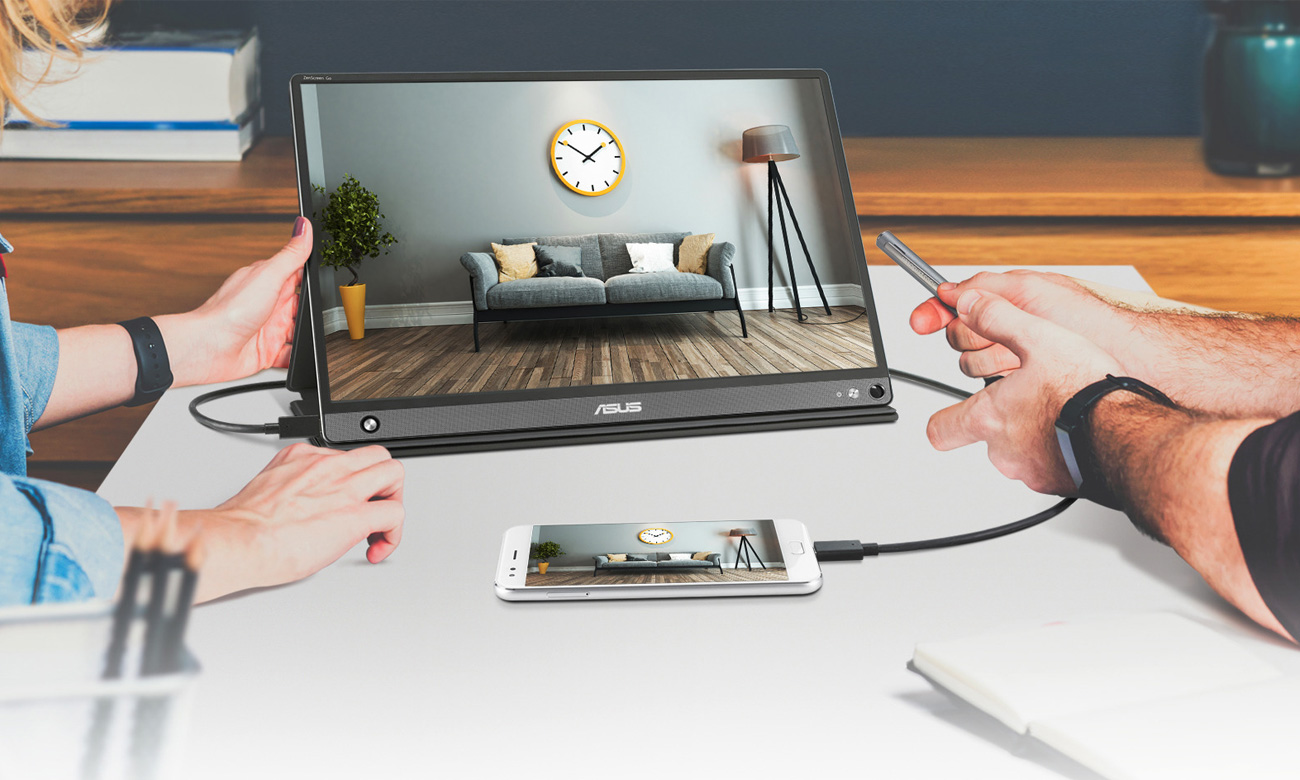 ASUS ZenScreen GO MB16AHP