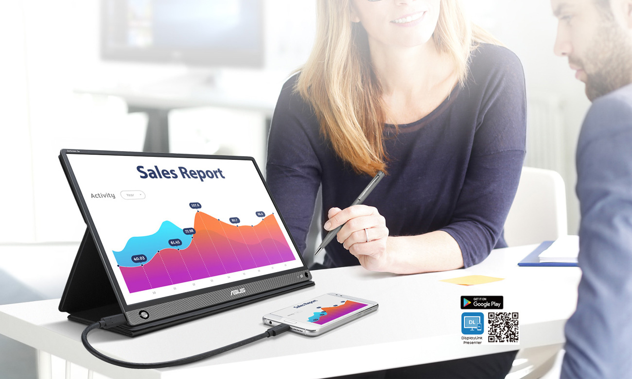 ASUS ZenScreen GO MB16AHP