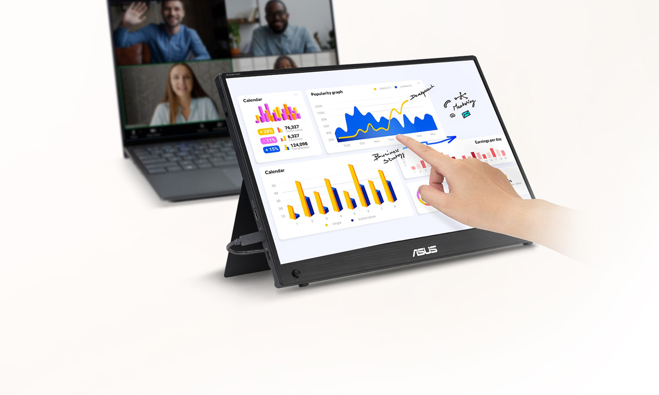 ASUS ZenScreen Touch MB16AMTR