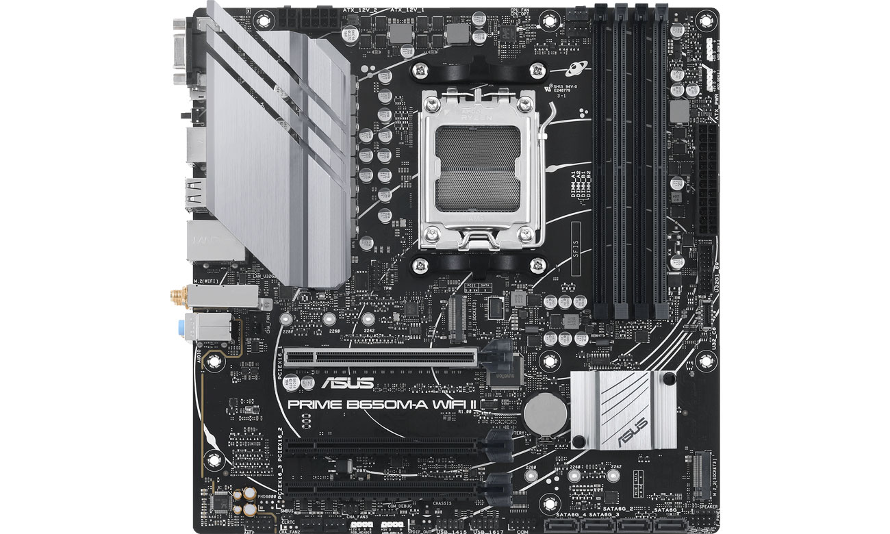 ASUS PRIME B650M-A WIFI II Chłodzenie