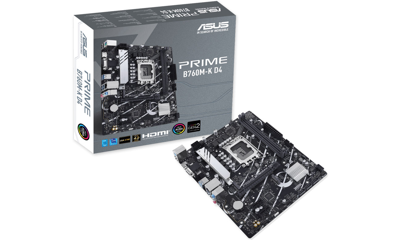 ASUS Prime B760M-K D4 Mainboard 1700