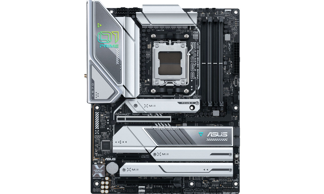 ASUS PRIME X670E-PRO WIFI Chłodzenie