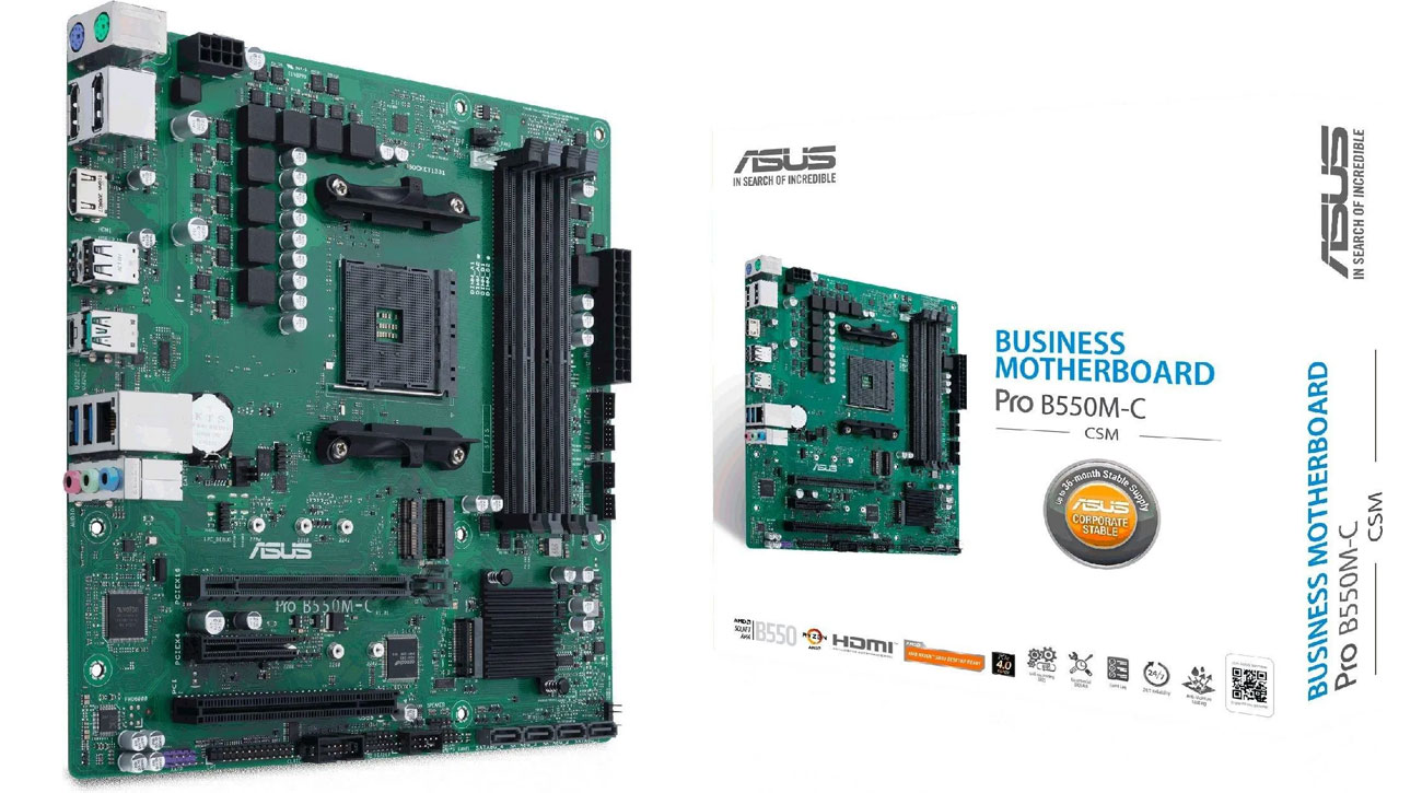 ASUS PRO B550M-C/CSM