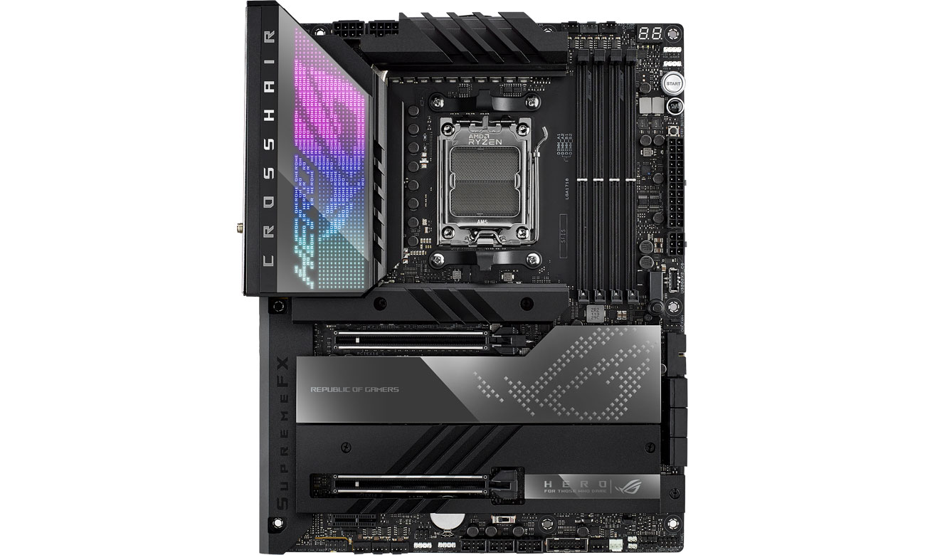ASUS ROG CROSSHAIR X670E HERO Chłodzenie