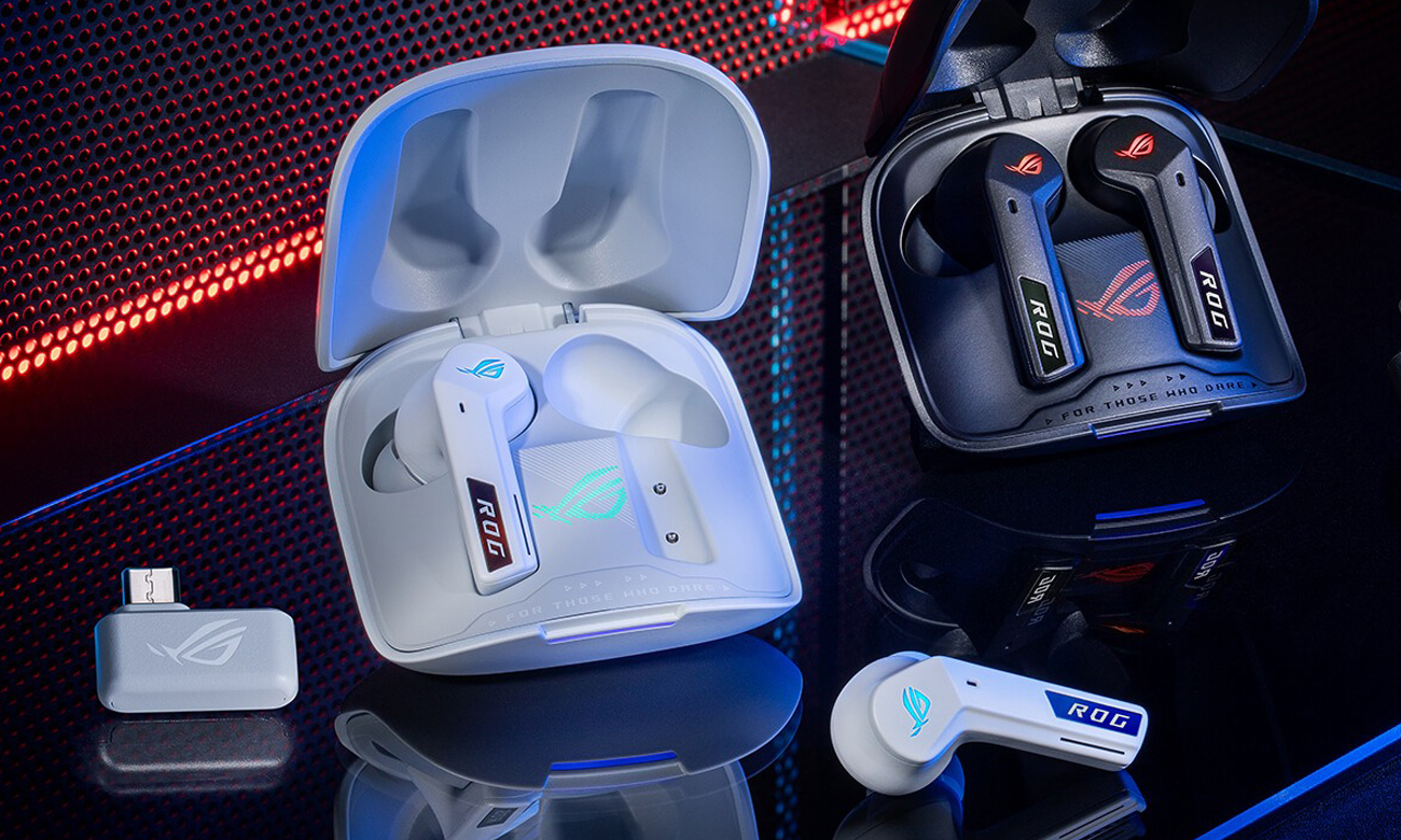 ASUS ROG Cetra True Wireless SpeedNova Weiß - Lifestyle-Grafik