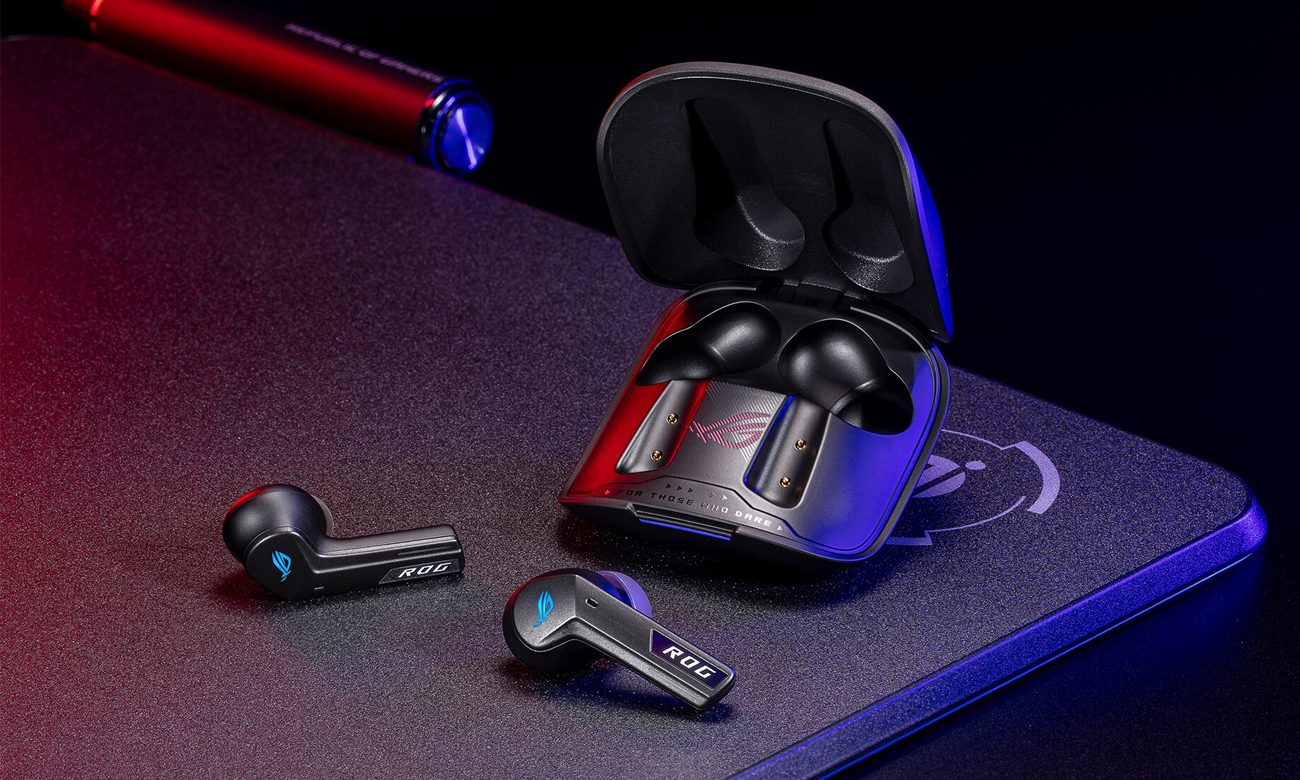 ASUS ROG Cetra True Wireless SpeedNova Kopfhörer Schwarz - Lifestyle Bild