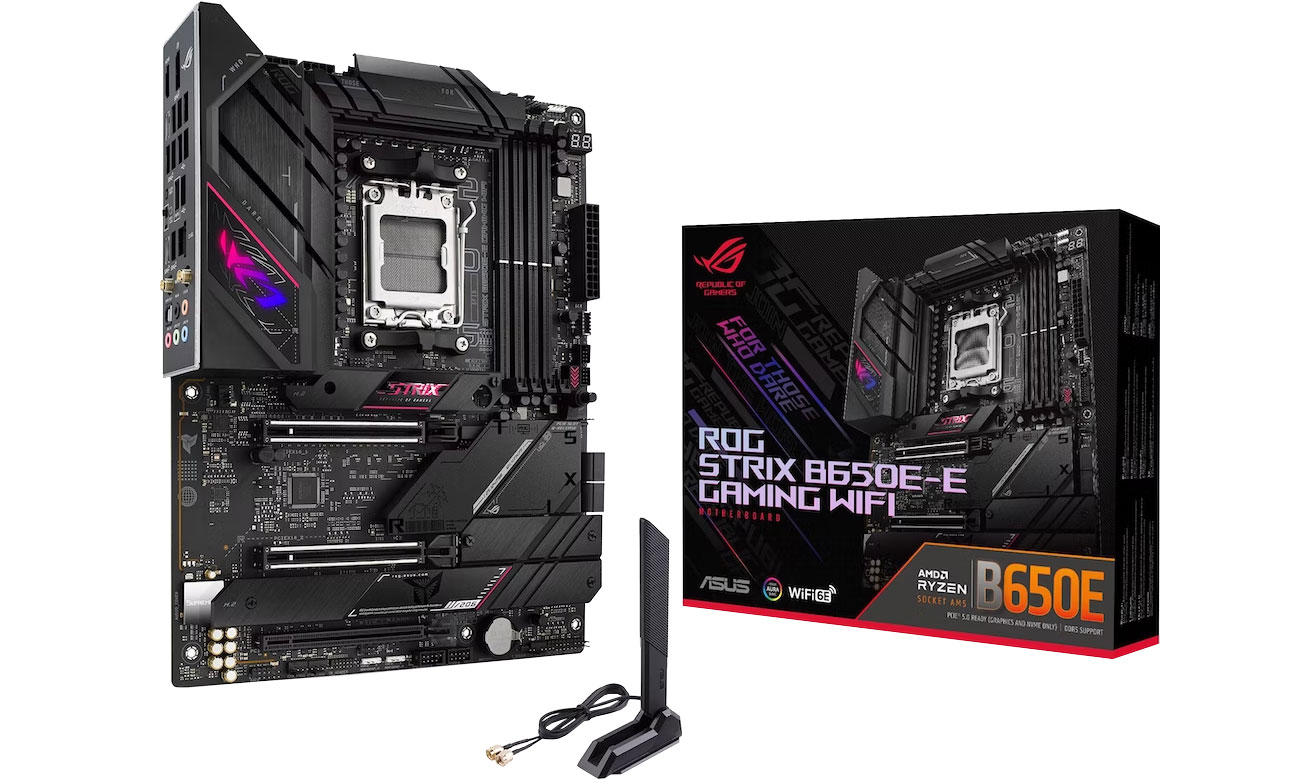 ASUS ROG STRIX B650E-E GAMING WIFI Mainboard box