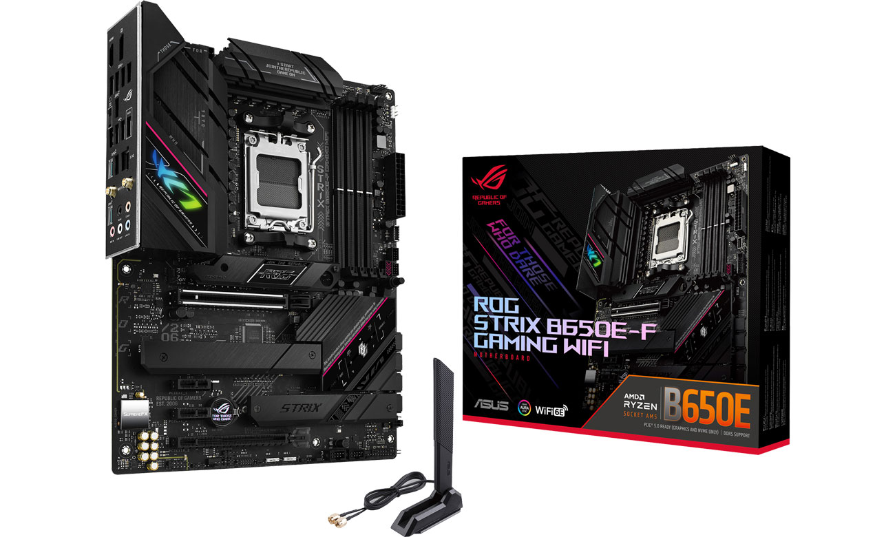ASUS ROG STRIX B650E-F GAMING WIFI Płyta główna box