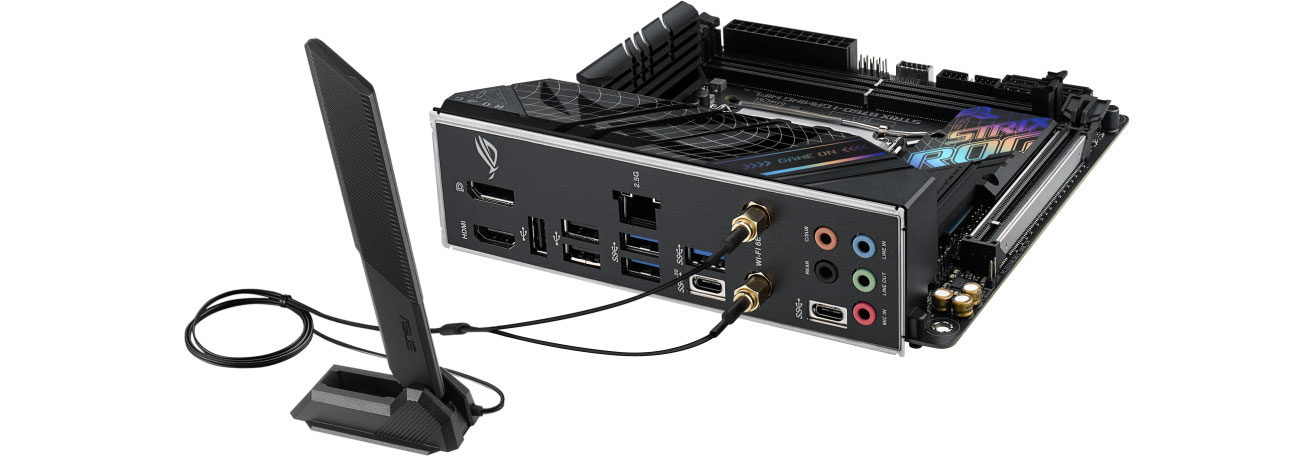 ASUS ROG STRIX B760-I GAMING WIFI Porty