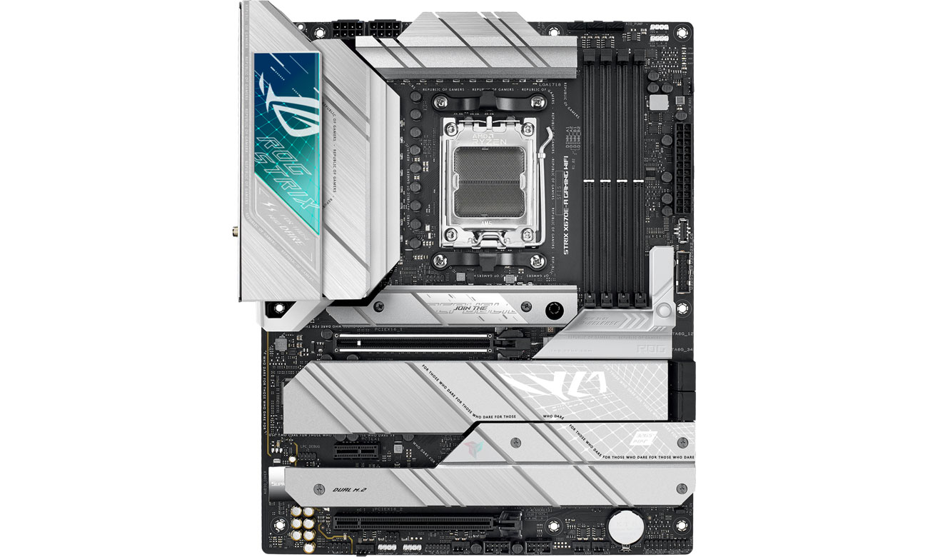 ASUS ROG STRIX X670E-A GAMING WIFI Chłodzenie