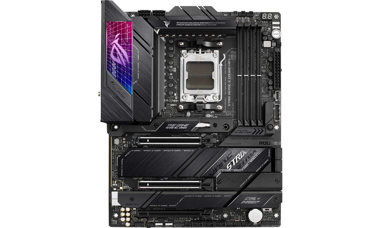 ASUS ROG STRIX X670E-E GAMING WIFI Chłodzenie