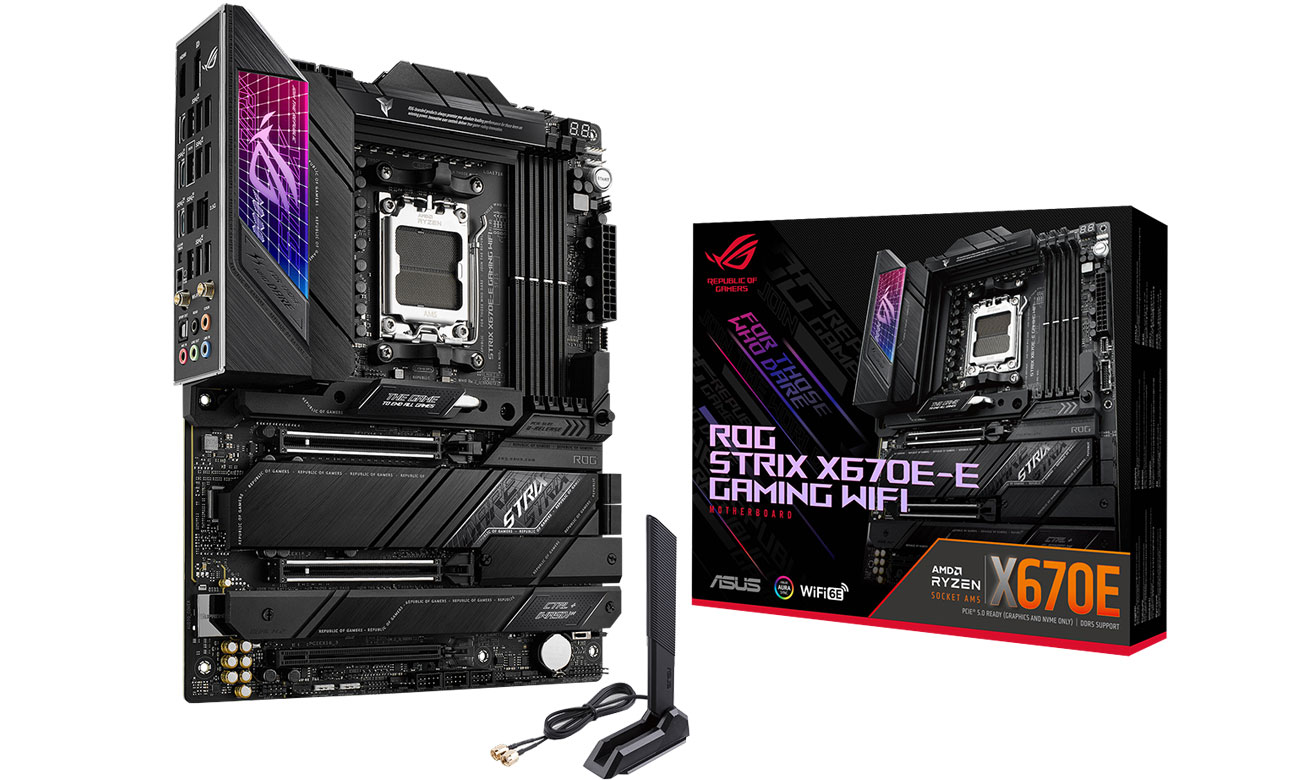 ASUS ROG STRIX X670E-E GAMING WIFI Płyta główna box