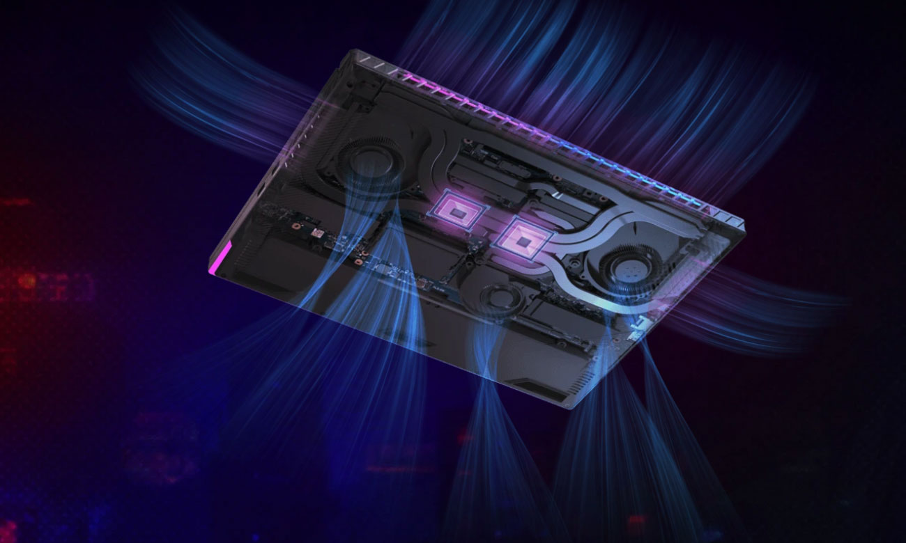 ASUS ROG Strix SCAR 18 chłodzenie