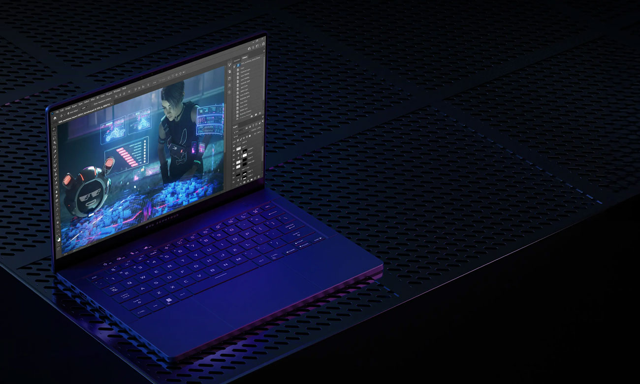 ASUS ROG Zephyrus G14 podświetlana klawiatura