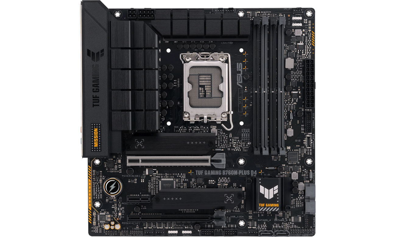 ASUS TUF GAMING B760M-PLUS DDR4 Cooling