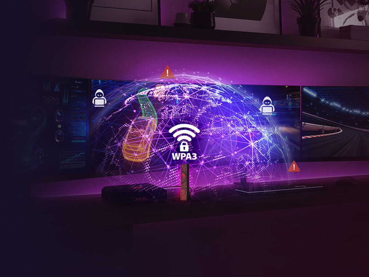 ASUS ROG USB-BE92 Sicherheit mit WPA3
