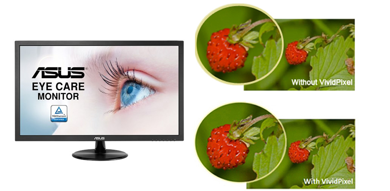 ASUS VP228DE VividPixel-Technologie