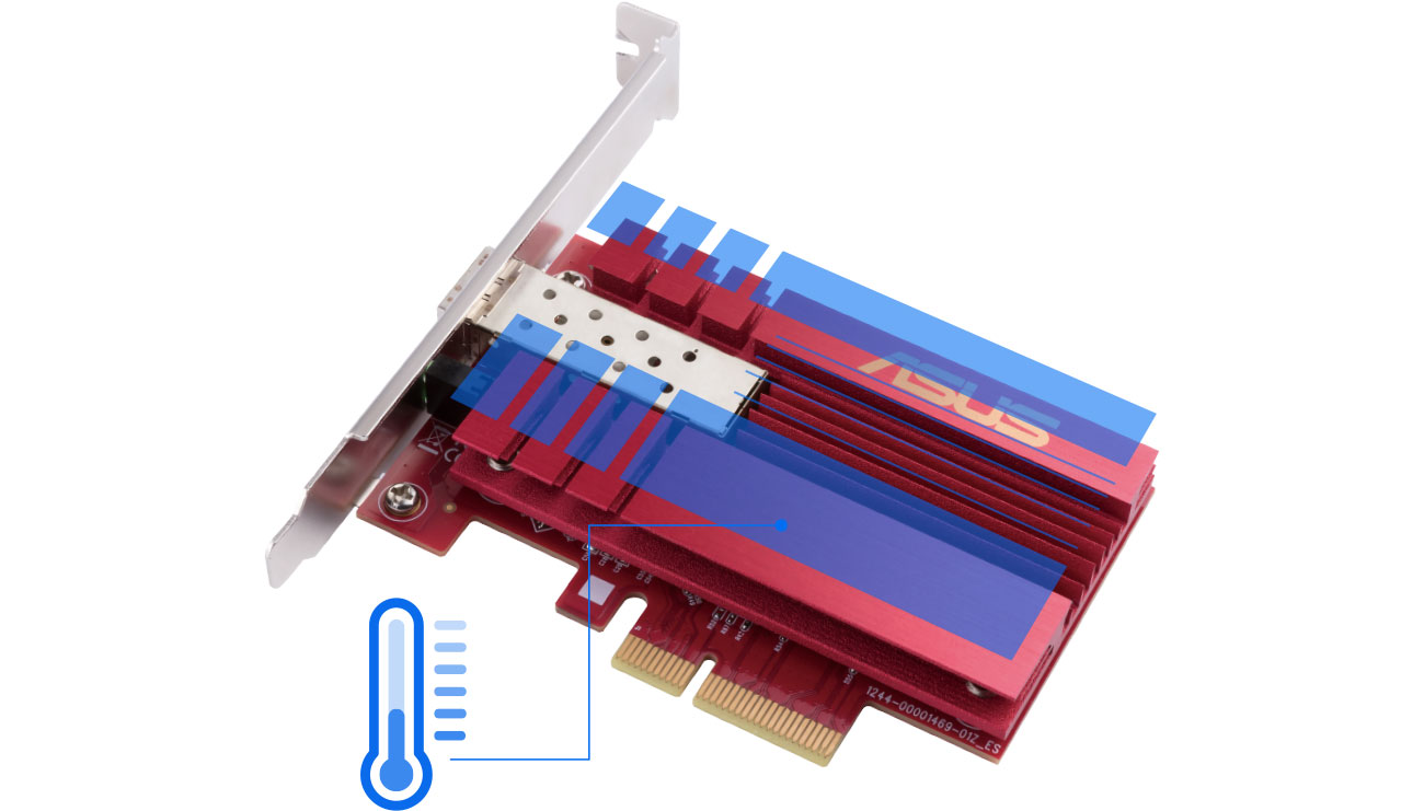 ASUS XG-C100F Stylischer Kühlkörper