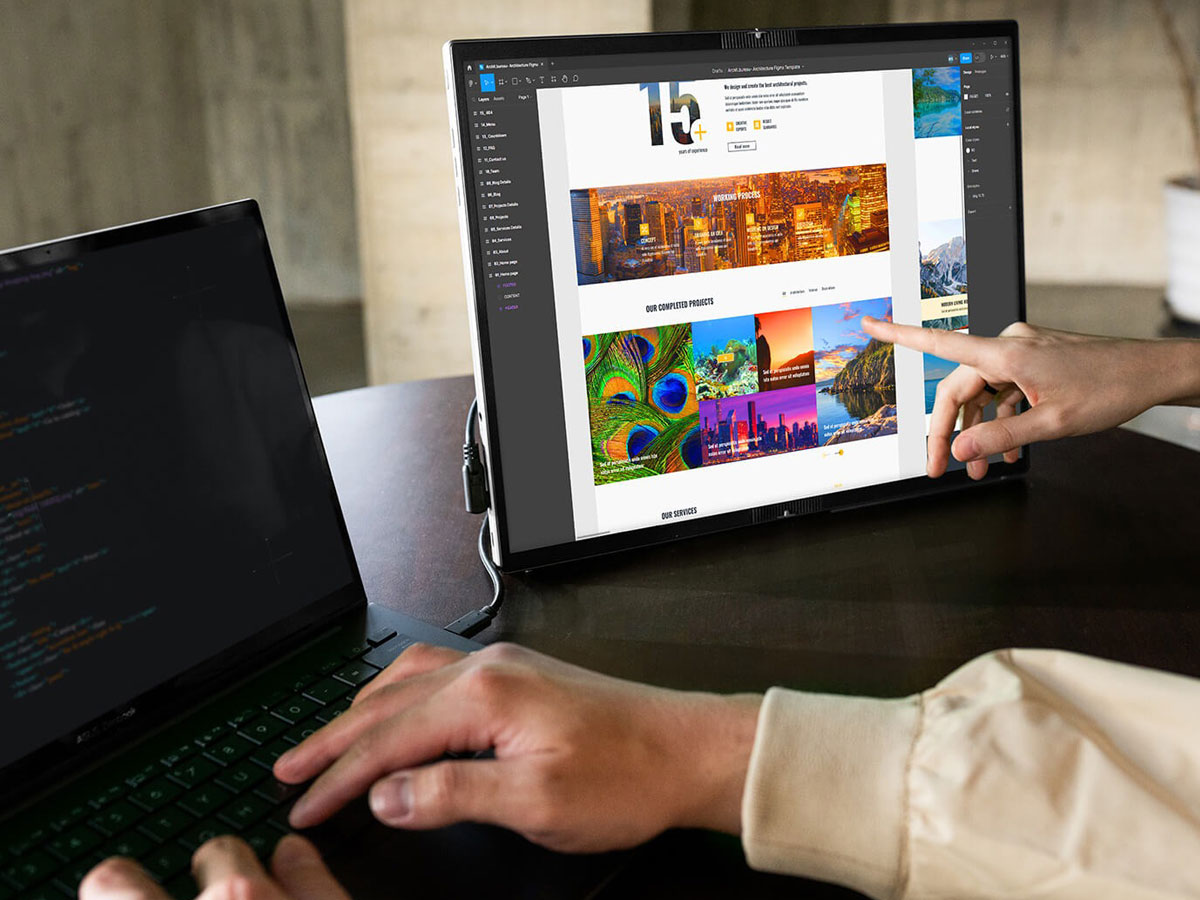 ASUS ZenScreen Fold OLED MQ17QH