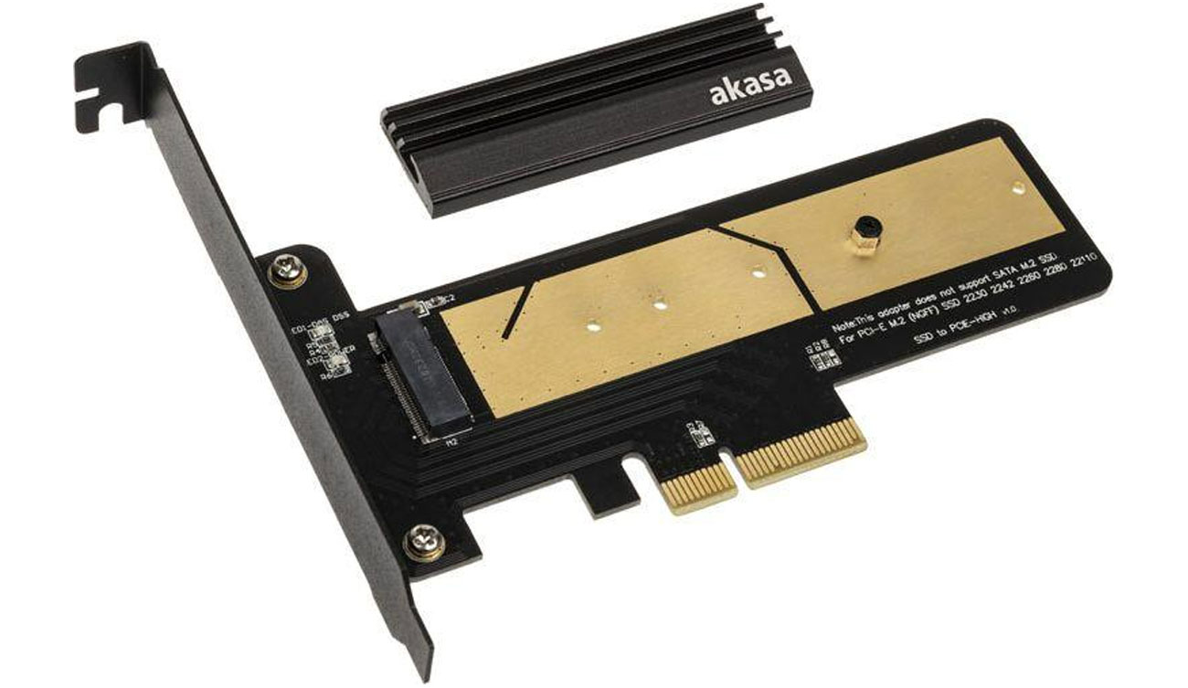 Kontroler Akasa PCIe x4 - 1x M.2