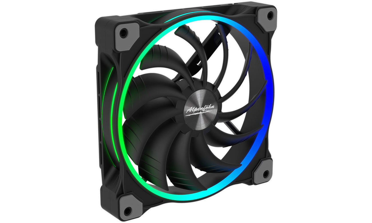 Alpenfohn Wing Boost 3 ARGB PWM Schwarz 140mm