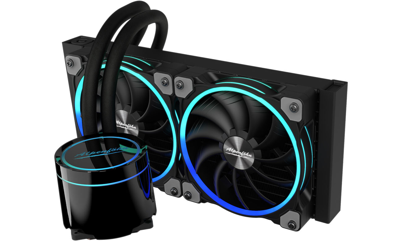 Alpenfohn Gletscherwasser 