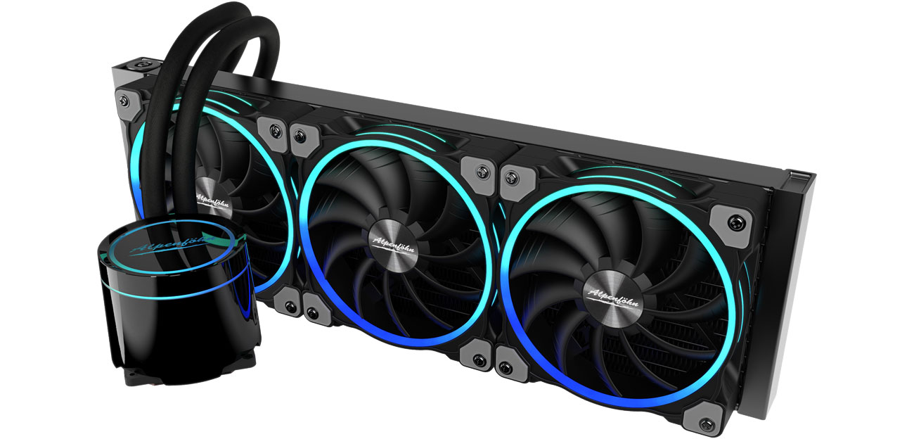 Alpenfohn Gletscherwasser 