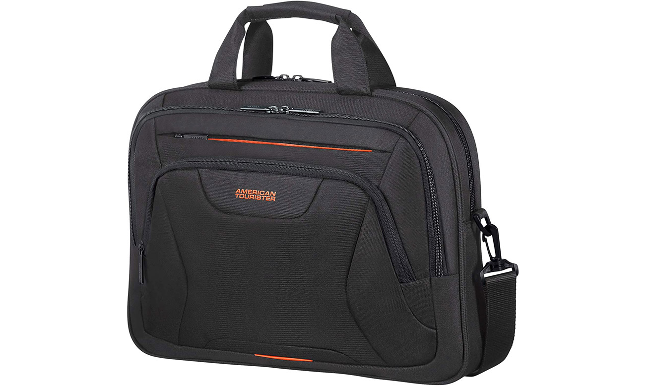 Laptoptasche American Tourister At Work 15.6'' - Vorderansicht im Winkel