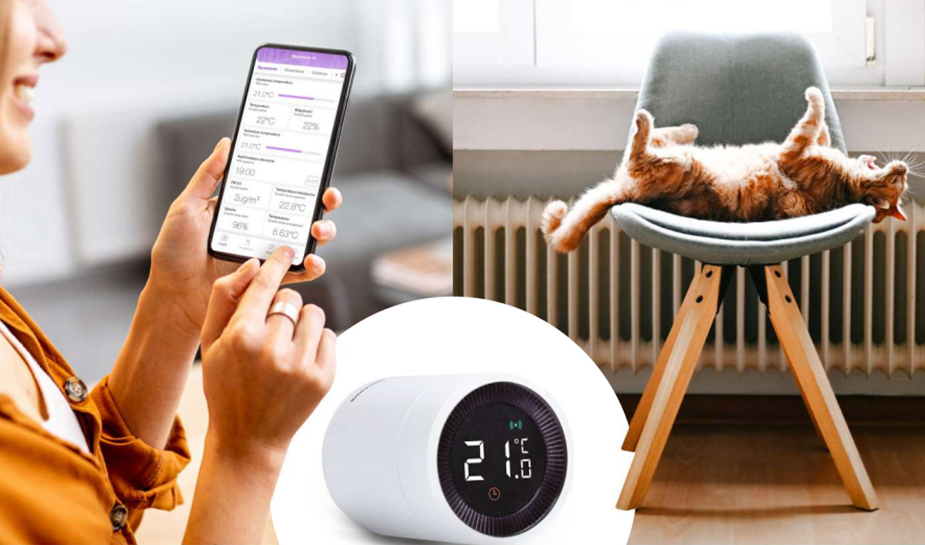 Intelligenter Thermostatkopf Appartme APRM-04-001 - Energie sparen