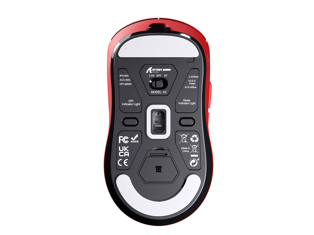 Attack Shark X3 rote