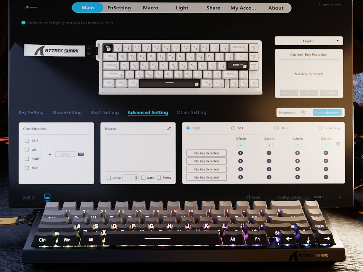 Attack Shark X68 HE Gradient