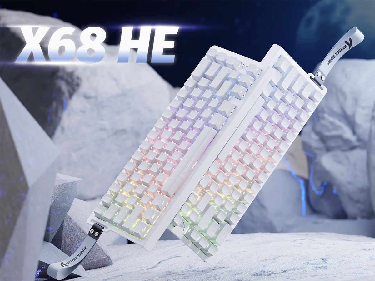 Attack Shark X68 HE weiß