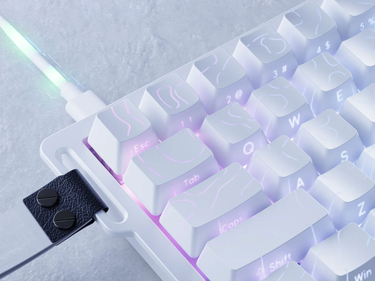 Attack Shark X68 HE weiß