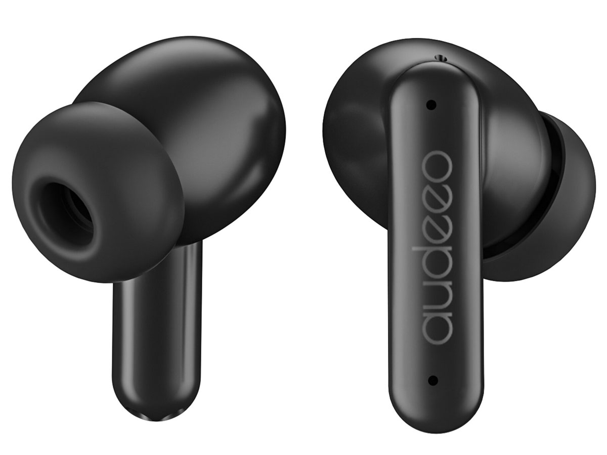 Drahtlose Kopfhörer Audeeo Navigator Schwarz - Ansicht von links und rechts