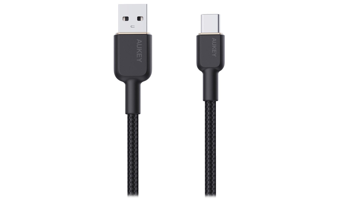 Aukey USB-A - USB-C 2.0 QC 60W 1m Kabel im Geflecht