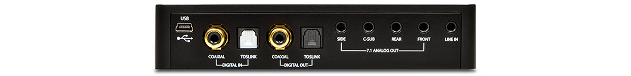 Vielfältige Audio-Ausgänge