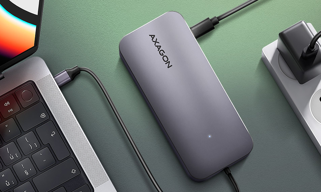 HUB Axagon HMC-6GM2 zasilanie